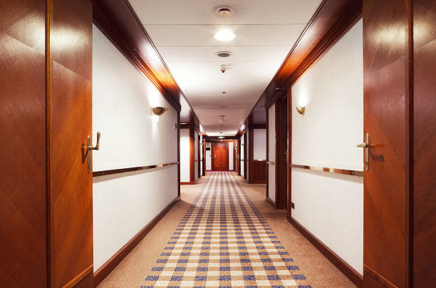 Hotel hallway, corridor painting