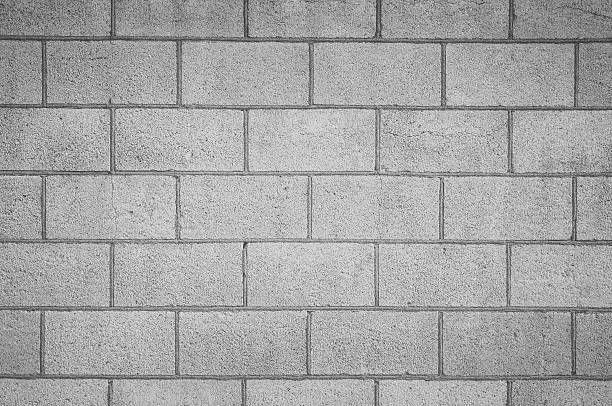 Industrial Building Cinder Block Walls